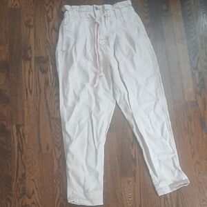 Free People Light Beige Joggers